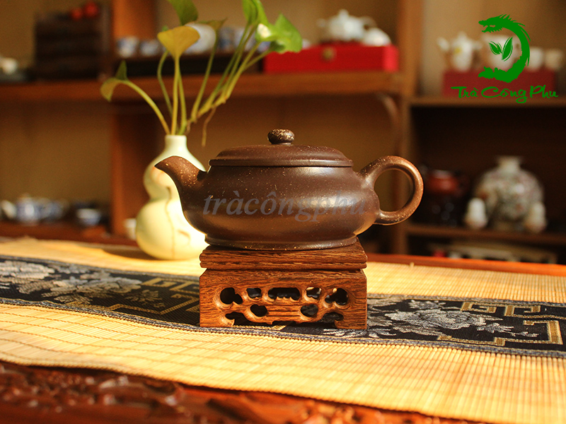 Ấm tử sa hư biến hắc kim cương -  ATS1263